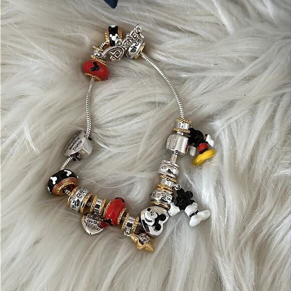 The Bradford Exchange | Walt Disney Mickey Mouse Charm Bracelet - Picture 3 of 9